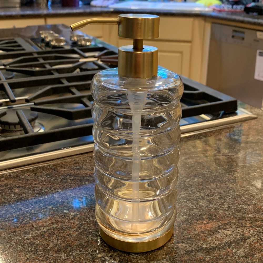 Multipurpose Large Glass Refillable Soap Dispenser